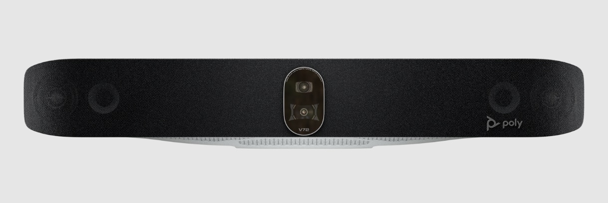 HP Poly Studio V72 çift kameralı USB video konferans barı ön görünüm