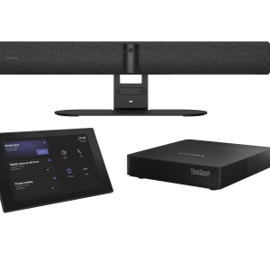 Jabra PanaCast 50 Room System 2 USB kumandalı paket ve Lenovo ThinkSmart Core Gen 2