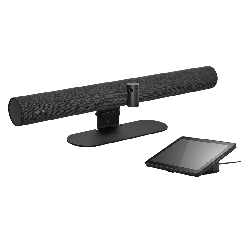 Jabra PanaCast 55 VBS siyah video bar ve Jabra Control IP kumanda